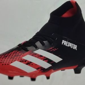 Adidas, Size: 5.5 U.S., Red/Black